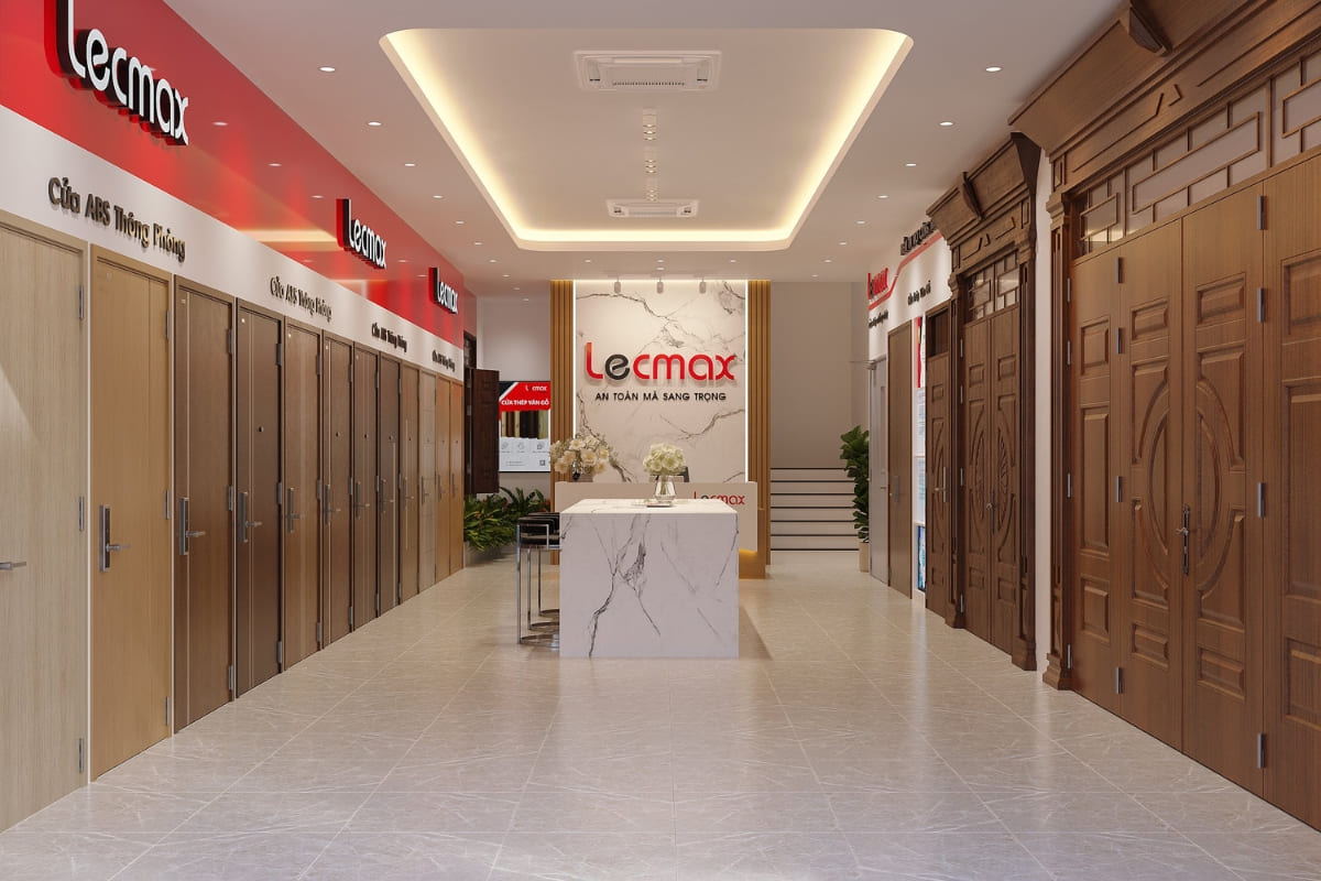 Distribution system showroom
