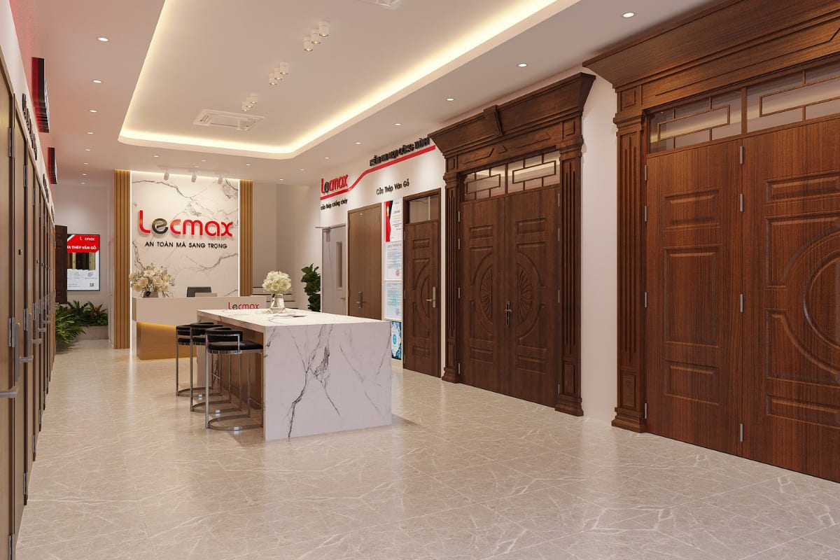 Distribution system showroom