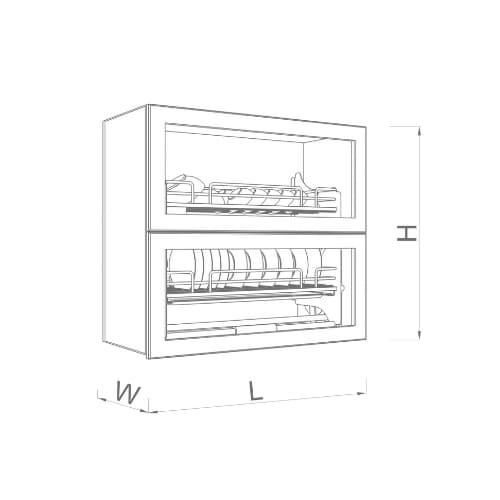 Dish rack cabinet BN2N