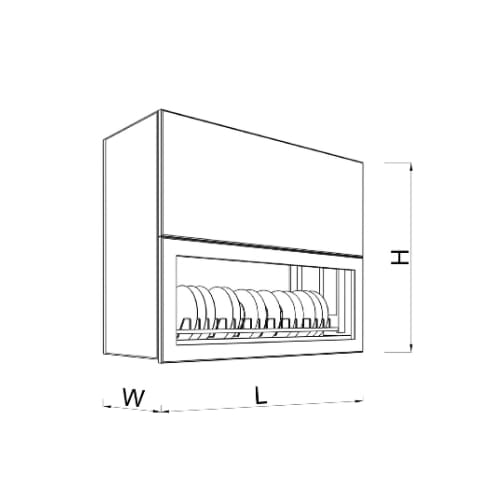 Tủ giá bát điện BĐ2N